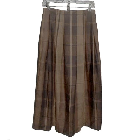 Orvis Skirts New 25 Orvis Black Forest Long Pleated Skirt Brown